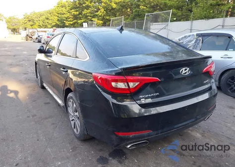 2017 Hyundai Sonata Sport из США, поврежденный, VIN 5NPE34AF8HH554943